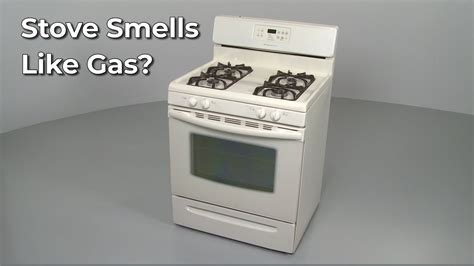 gas heat stove smells